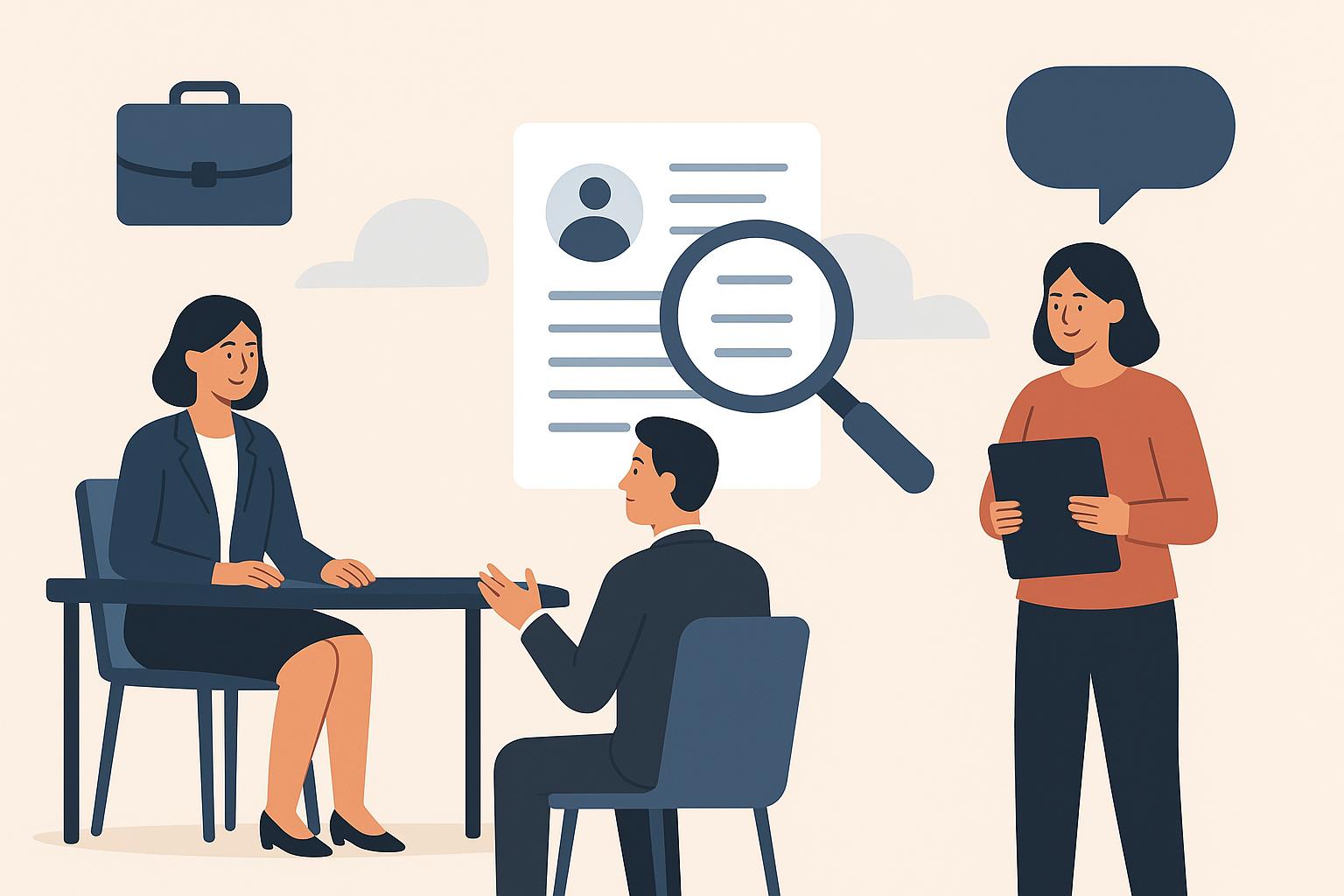 Professional outplacement services meeting